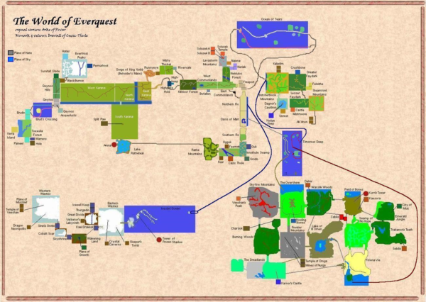 EQ World Map – Brewall's EverQuest Maps